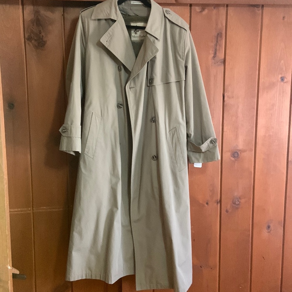 Vintage Misty Harbor trenchcoat with detachable Fur lining
